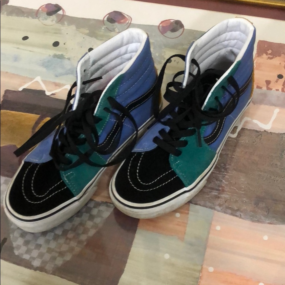 Hi-Top Vans Colorblock